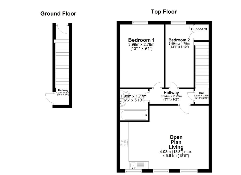 137B,, Stanhope Drive, Leeds floorplan