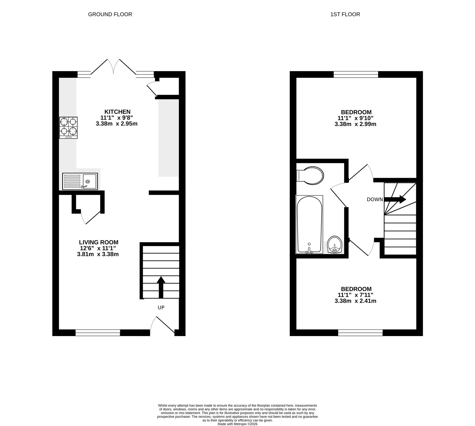 24, Field End, Surrey floorplan