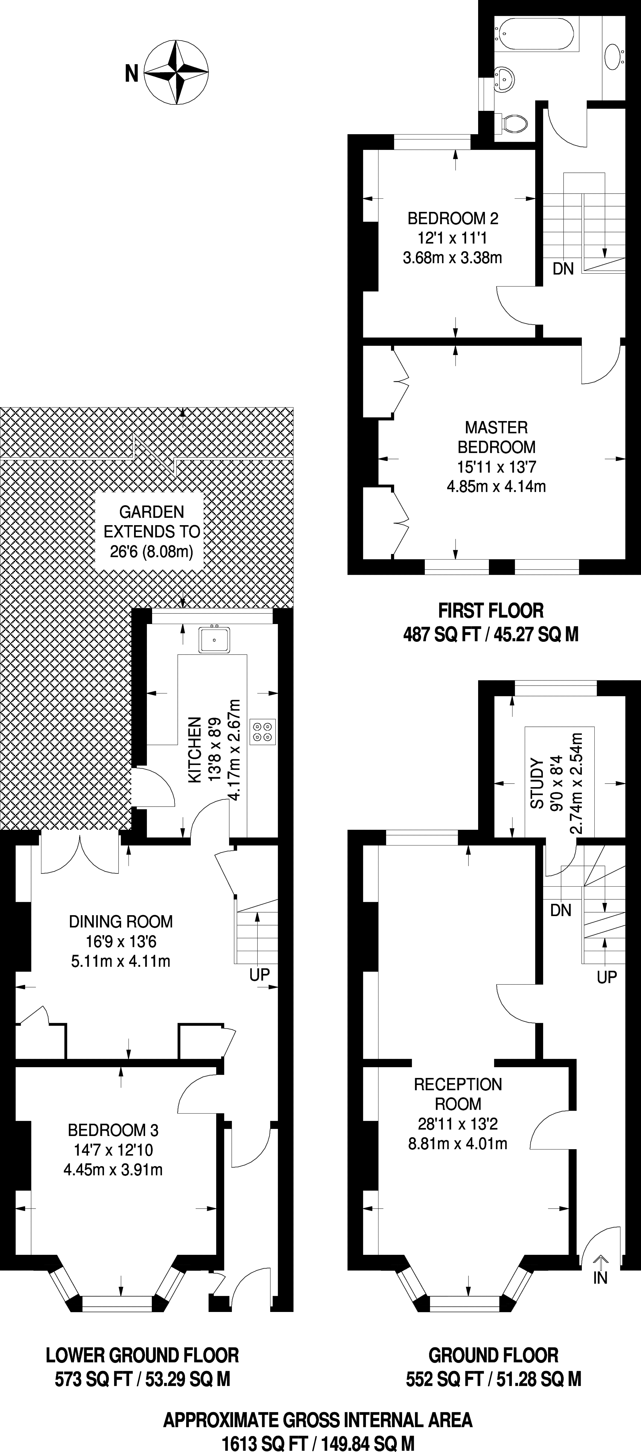 3 Bedrooms  to rent in Celia Road, Islington N19