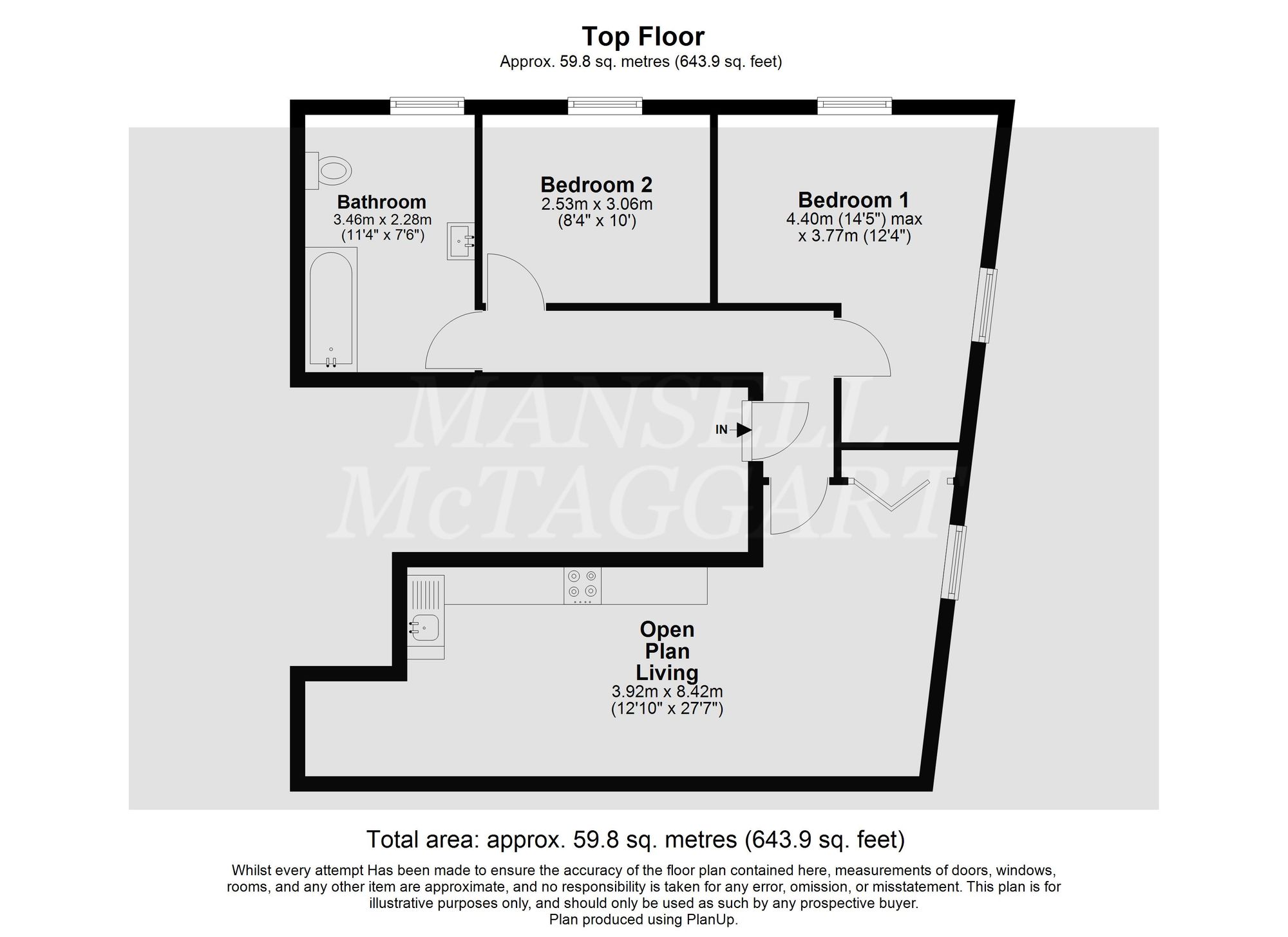 17, Athena House, Horley floorplan