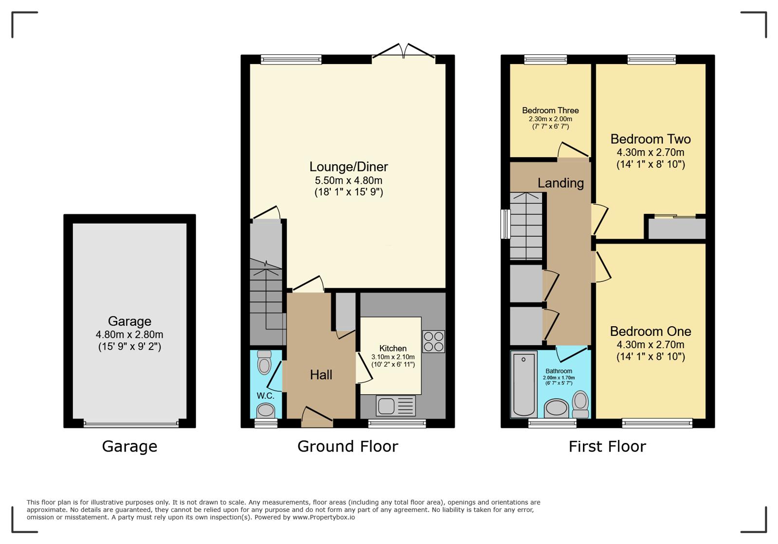 4, Lea Close, Farnham floorplan