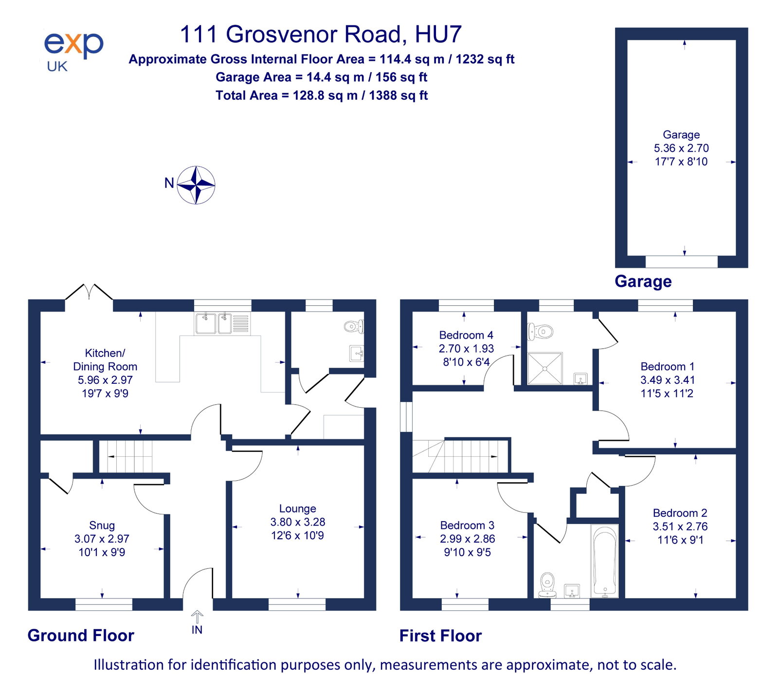 Grosvenor Road, Hull floorplan