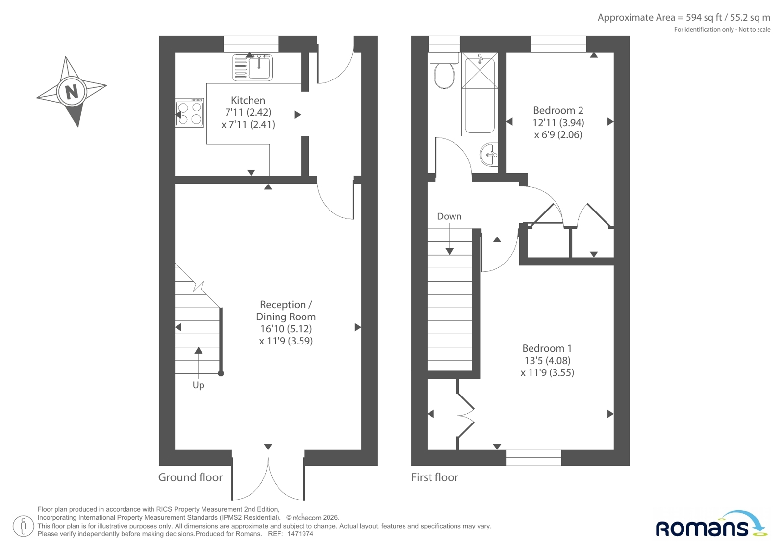 16, Hepworth Road, Swindon floorplan