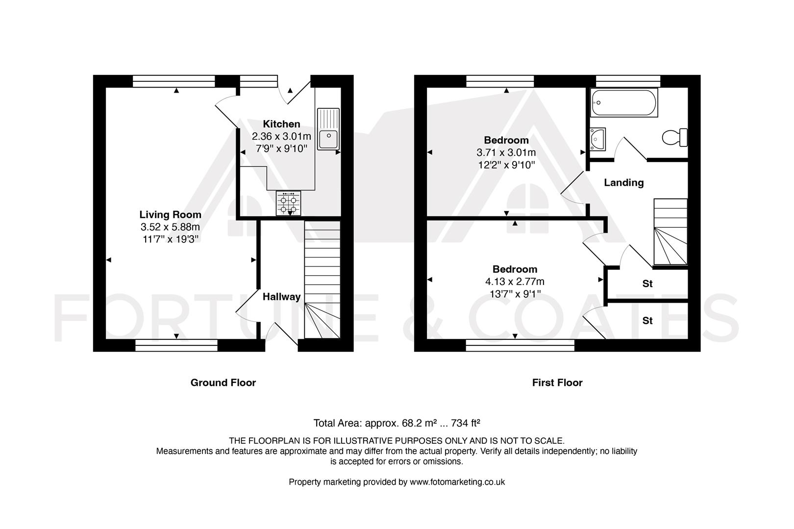 22, Rectory Wood, Harlow floorplan