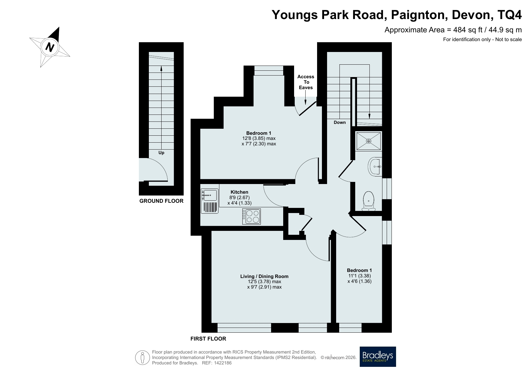 Flat 6 38 Youngs Park Road, Paignton Devon, Devon floorplan