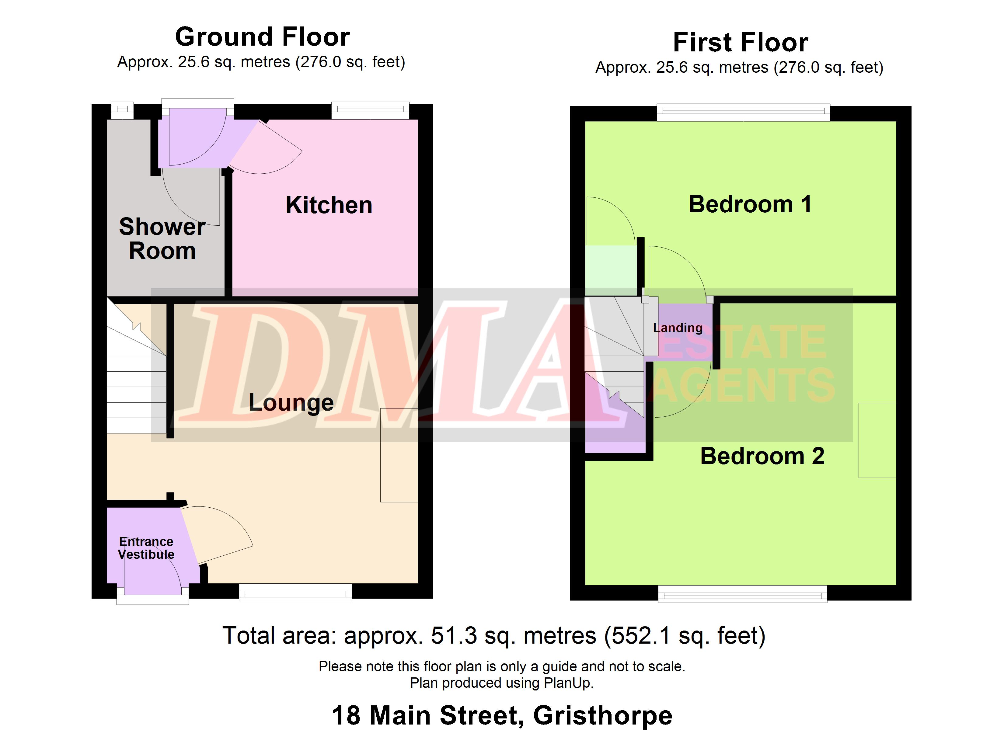 18, Main Street, Gristhorpe floorplan