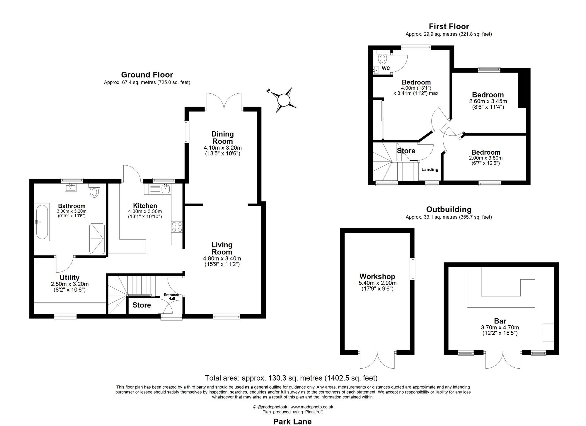 131 Park Lane, Hornchurch floorplan