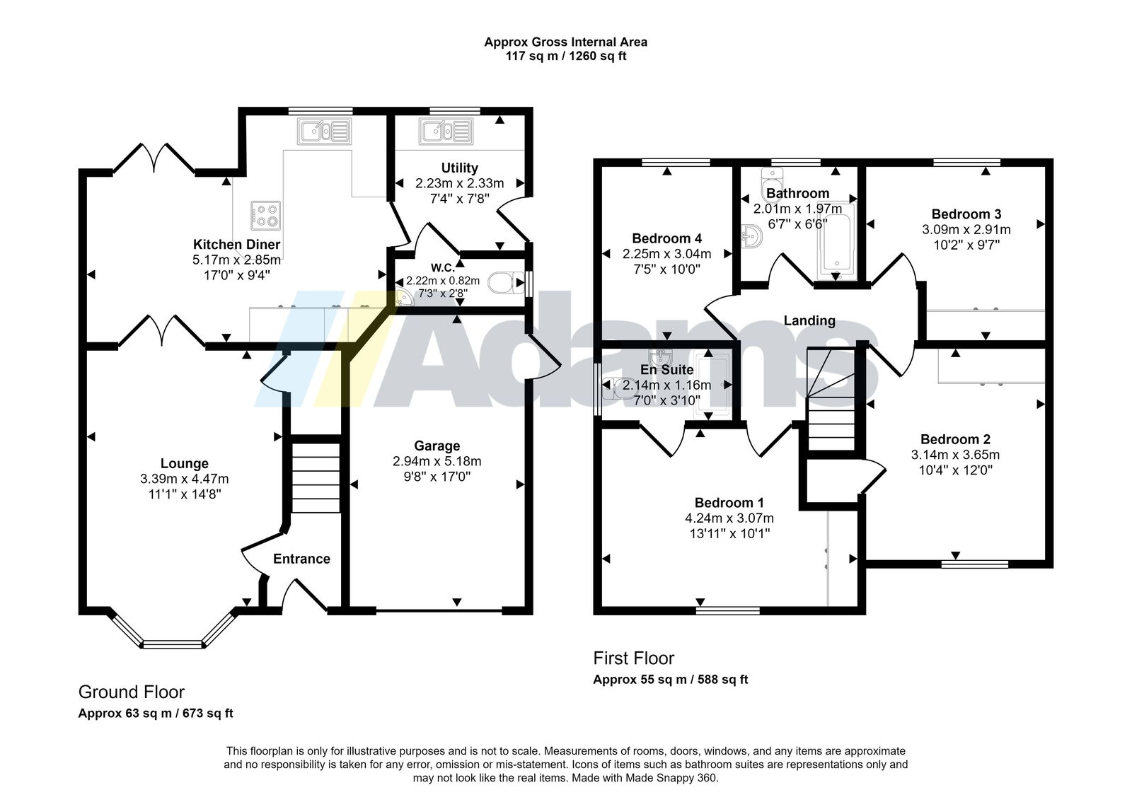 1, Tannery Croft, Runcorn floorplan