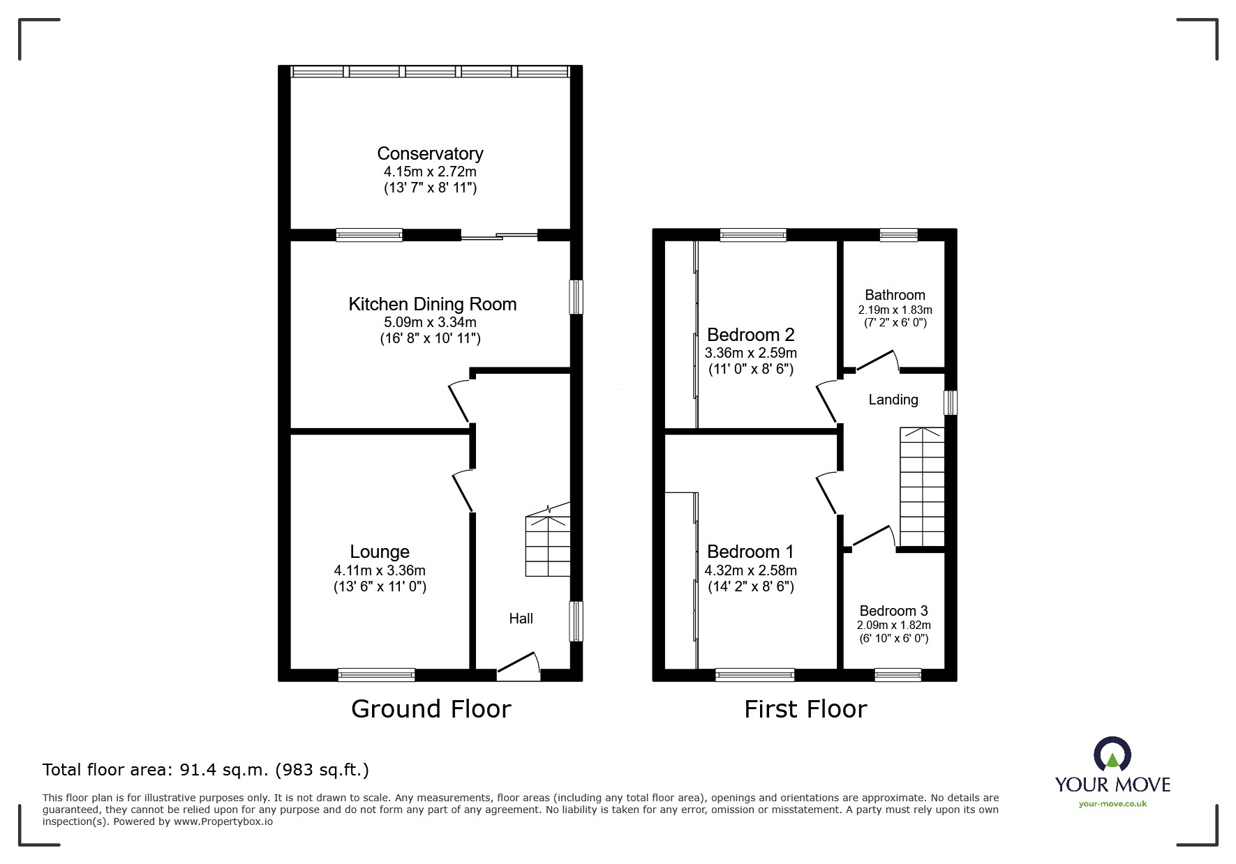 21, Lawfred Avenue, West Midlands floorplan
