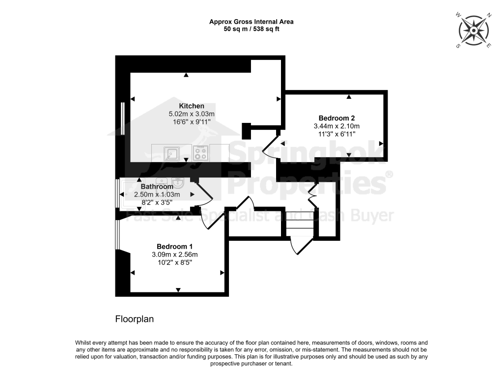11--1, Rodney Street, Edinburgh floorplan