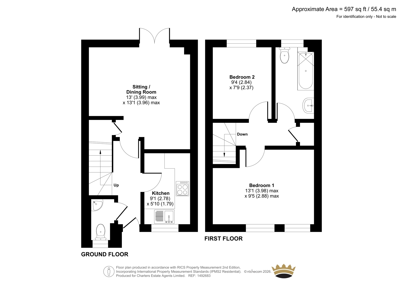 12, Tristram Close, Eastleigh floorplan