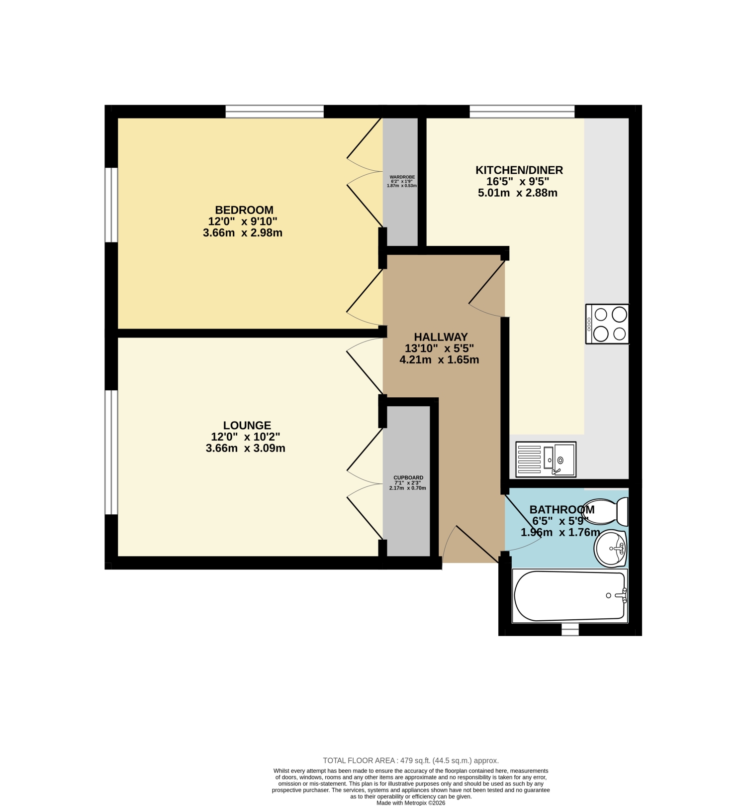 198, Granby Court, Milton Keynes floorplan