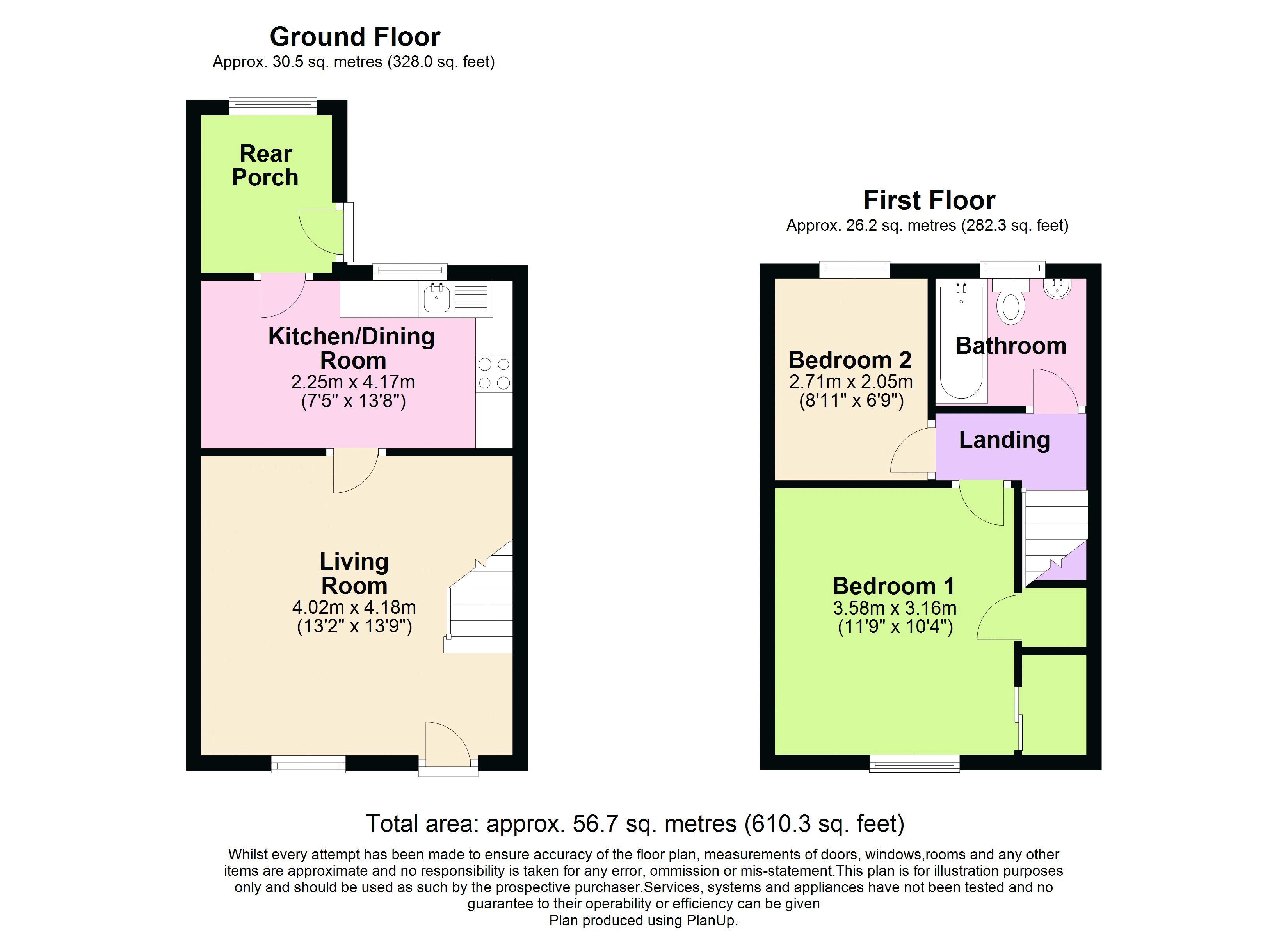 2 Bedrooms Terraced house for sale in Adams Close, Peasedown St. John, Bath BA2