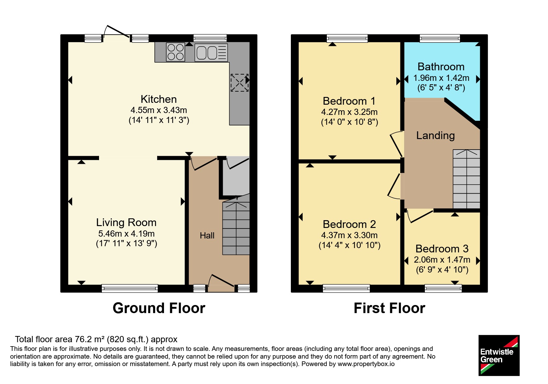 85, Keswick Road, Lancashire floorplan