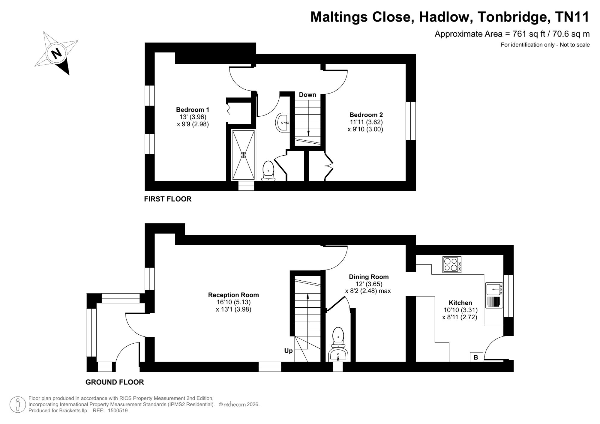 27 Maltings Close, Tonbridge floorplan