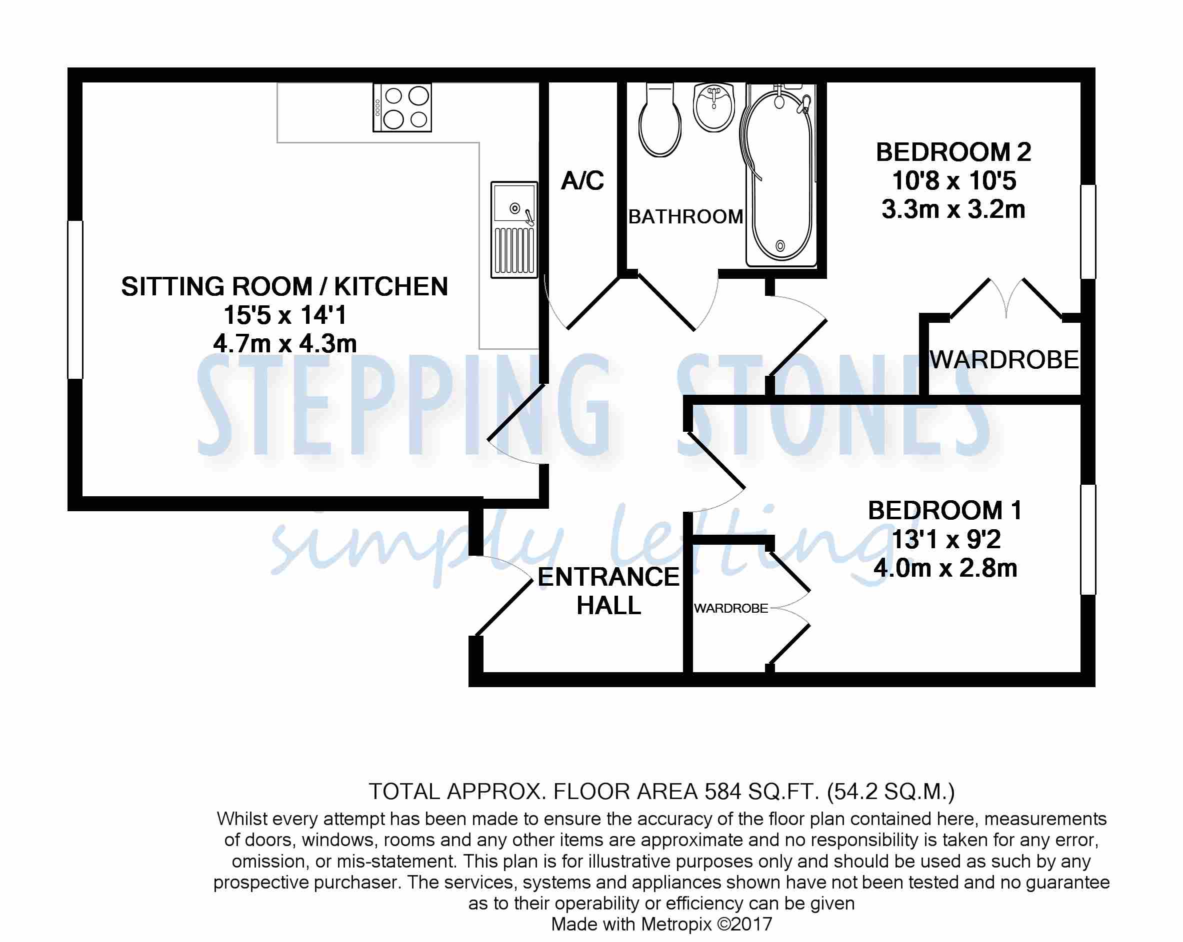 2 Bedrooms Flat to rent in Peoples Place, Banbury OX16