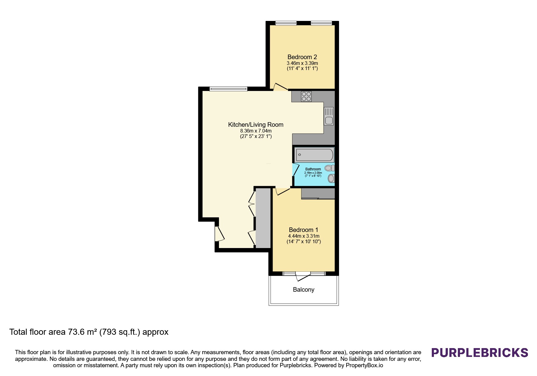 303 Arden Gate, 10 Communications Row, Birmingham floorplan