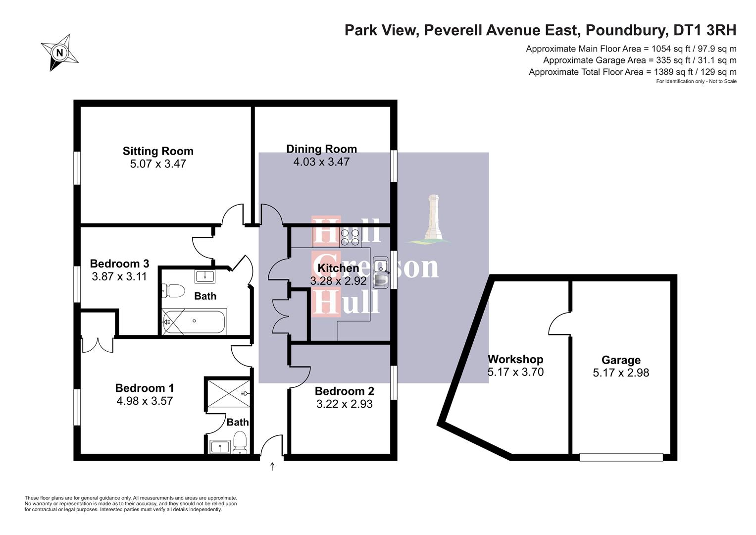 Park View, 17, Peverell Avenue East, Dorchester floorplan