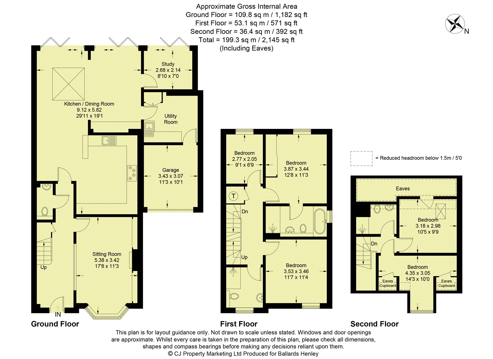 3,, Tennyson Mews, Shiplake floorplan