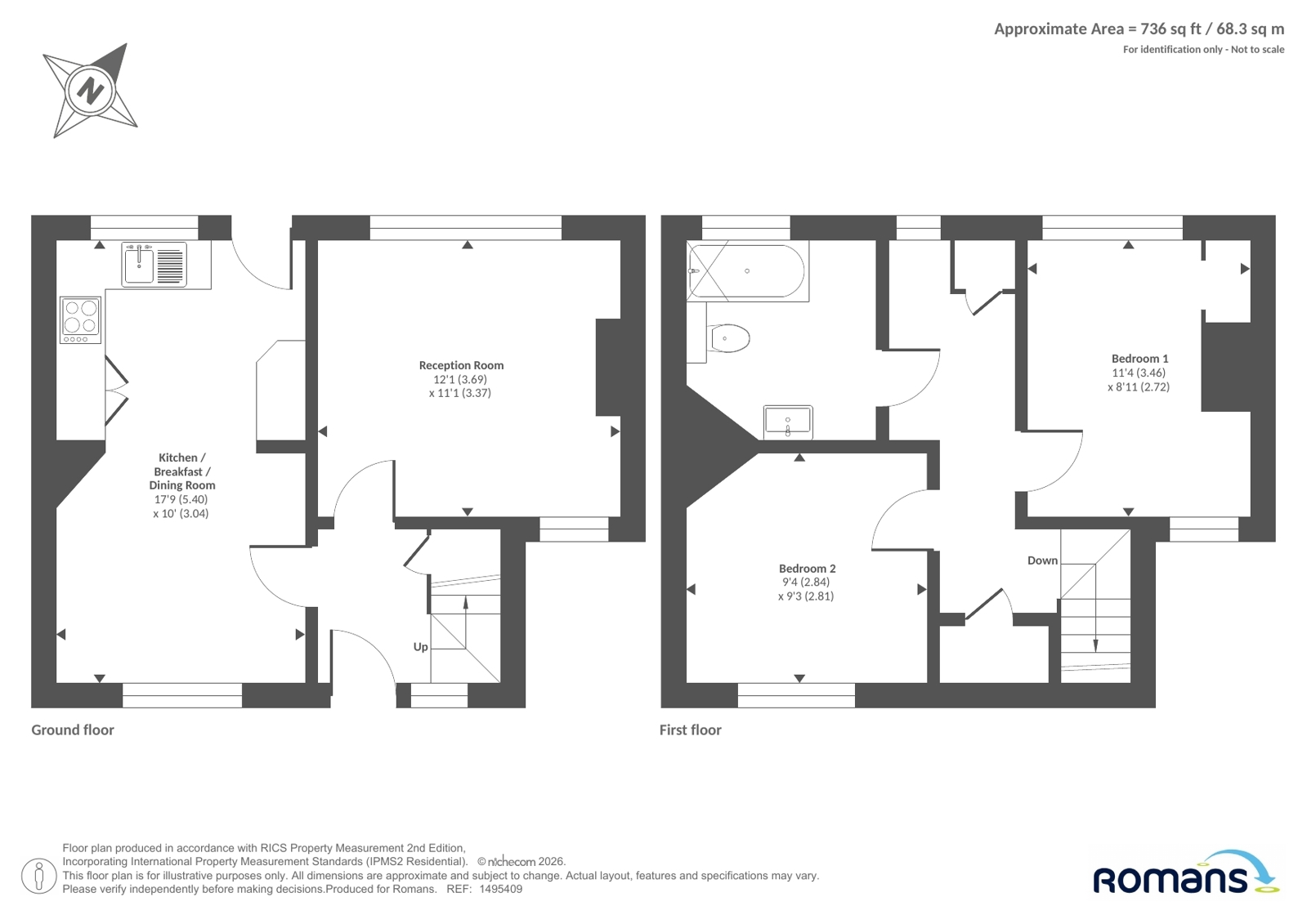 25, Bramshill Close, Reading floorplan
