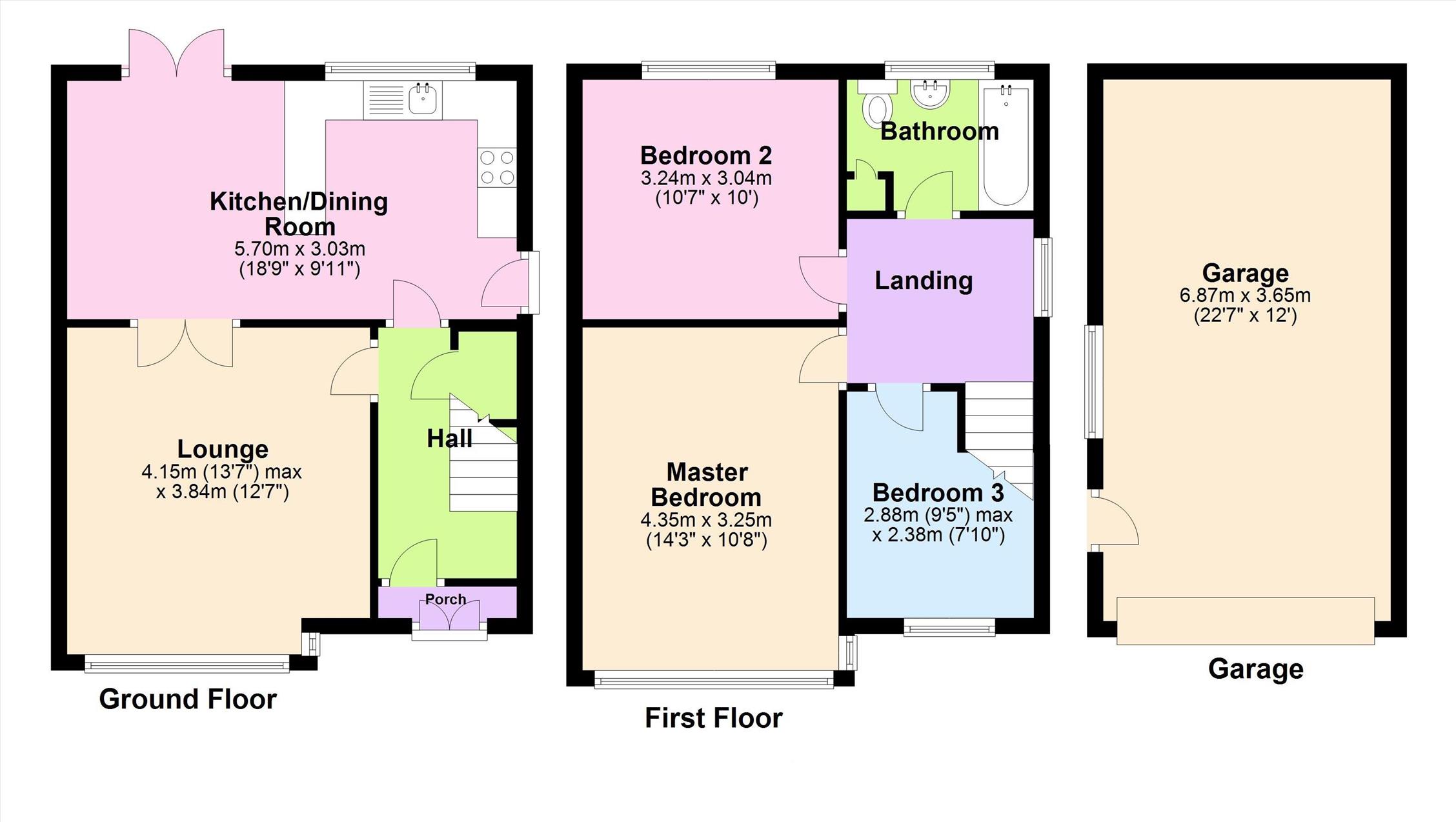3 Bedrooms  for sale in Selkirk Drive, Preston PR5
