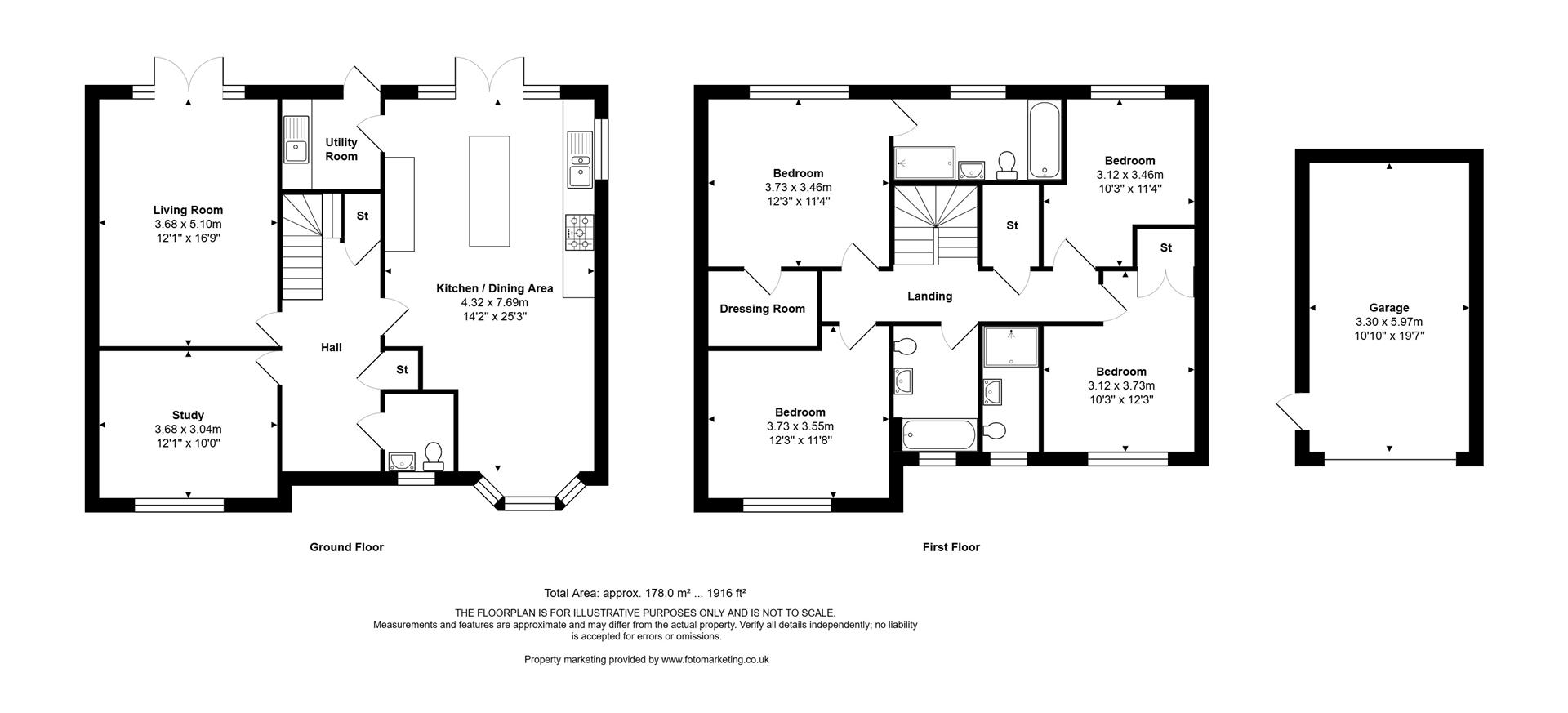 9, Wheatfield Gardens, Ware floorplan
