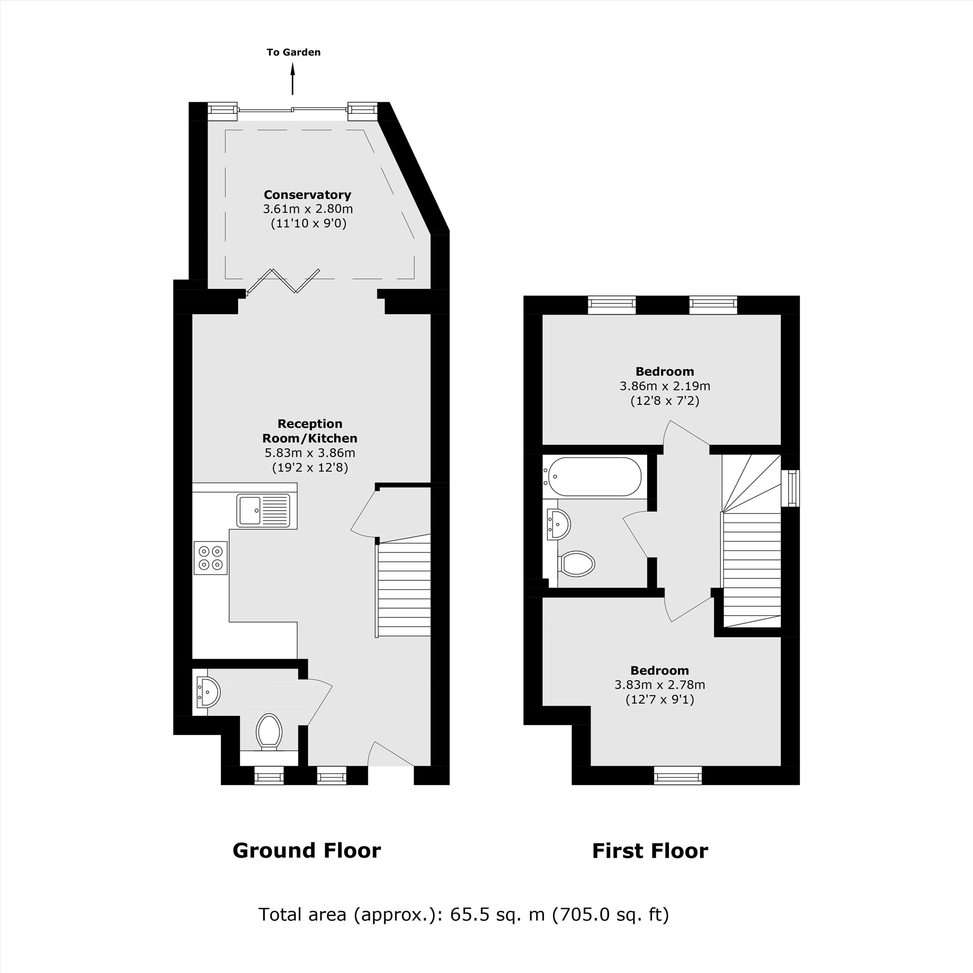 2 Beaumaris Mews, Ballina Street, London floorplan