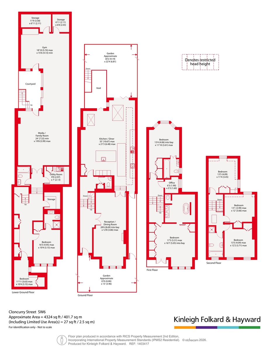 30, Cloncurry Street, London floorplan