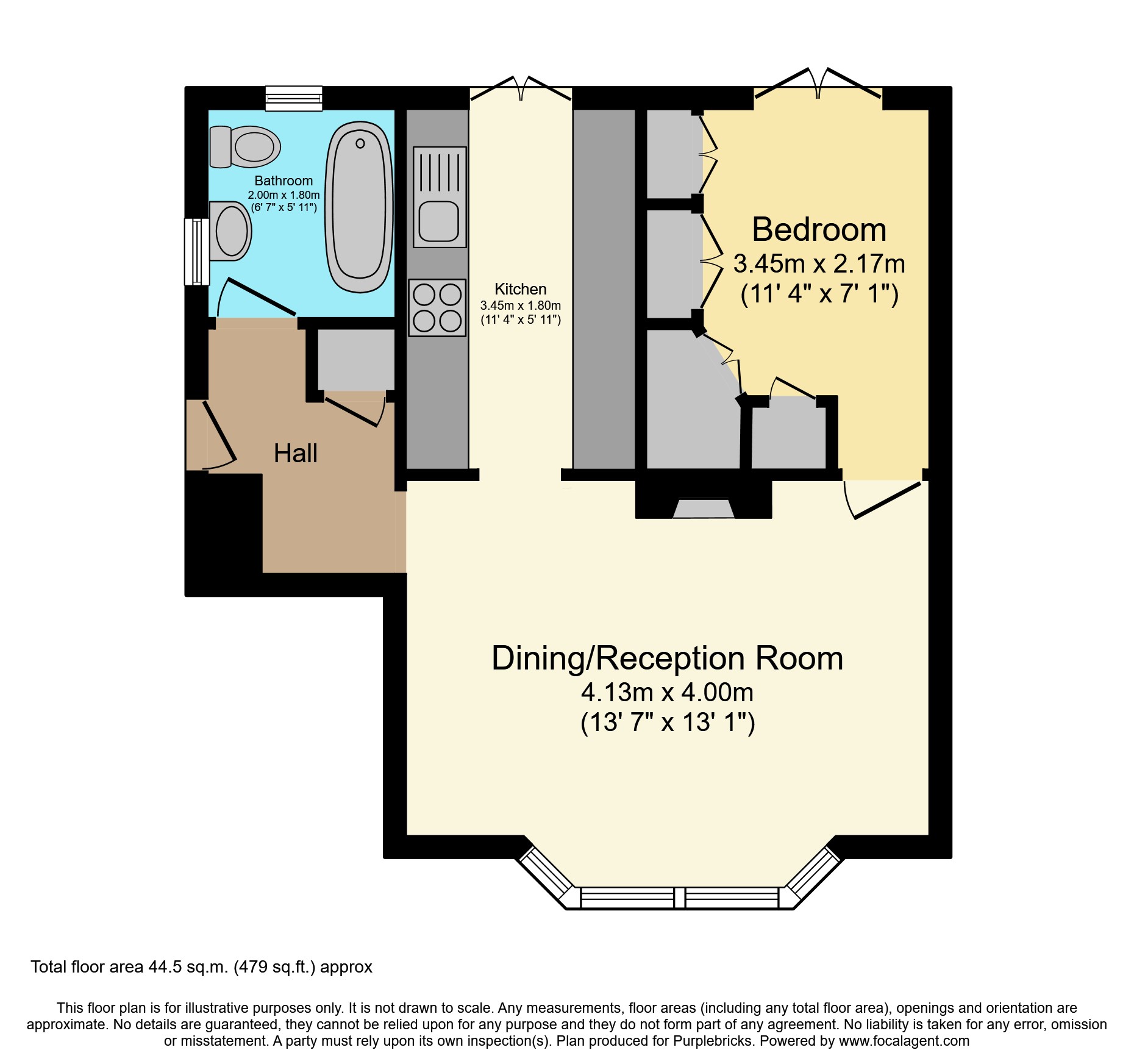 98, Crawford Gardens, London floorplan