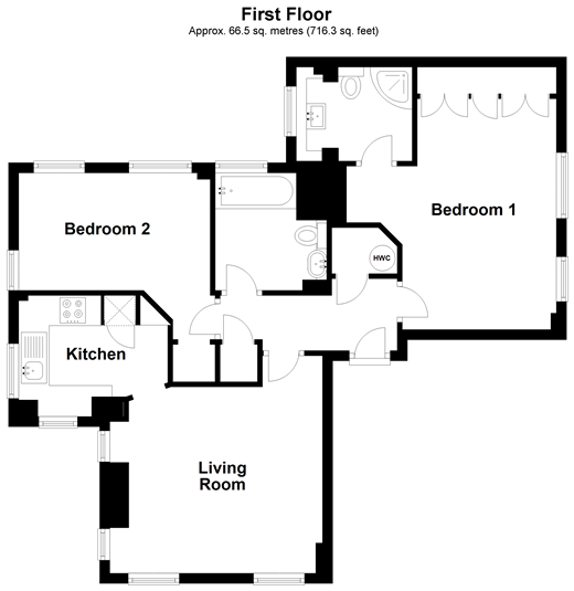 2 Bedrooms Flat for sale in St. Martins Mews, Dorking, Surrey RH4