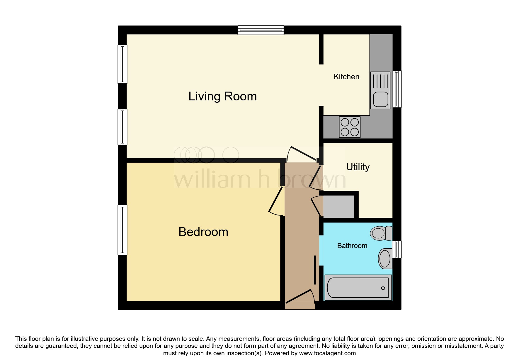 59, Larwood Avenue, Worksop floorplan