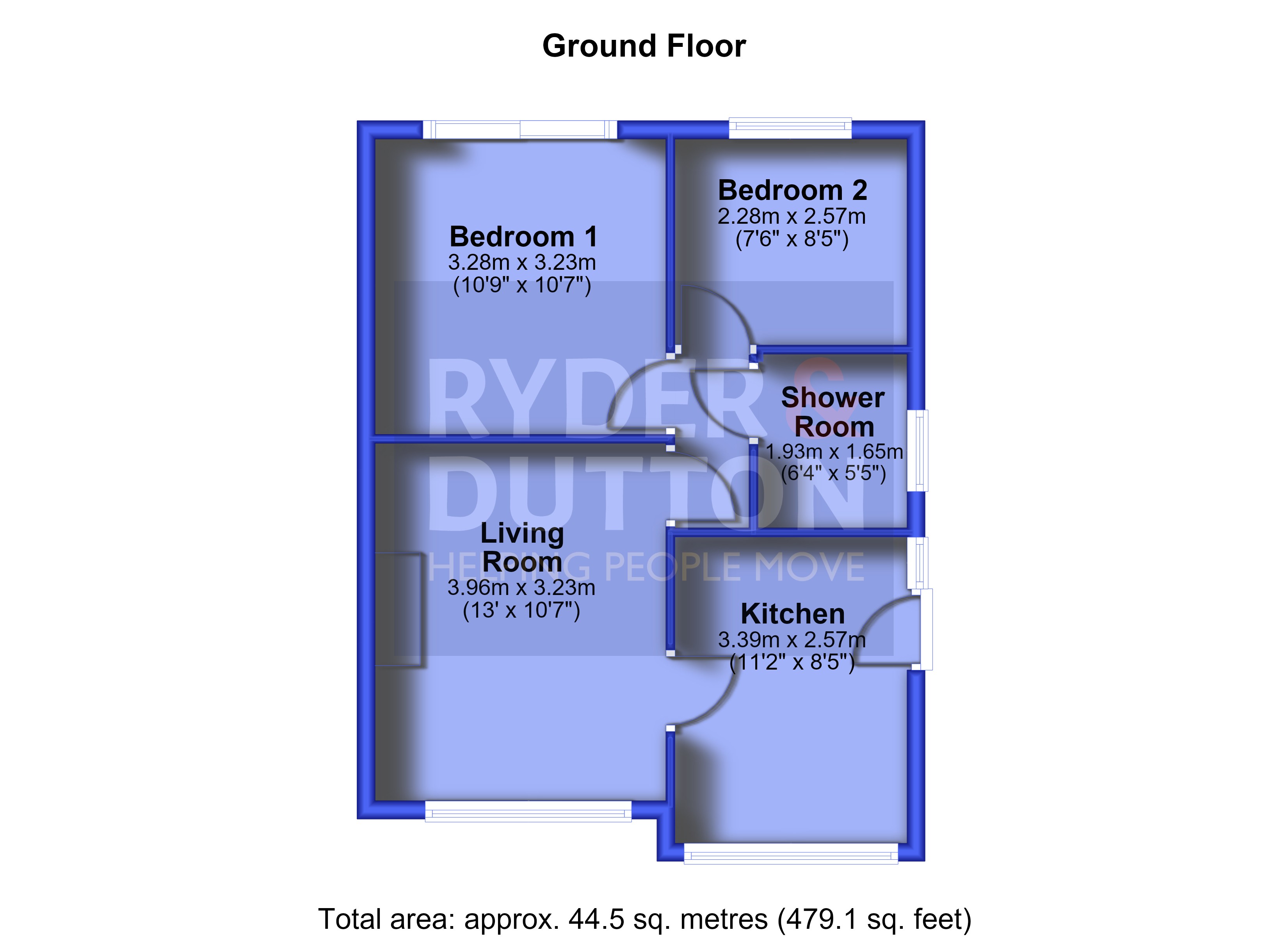 32, Sutton Drive, Huddersfield floorplan