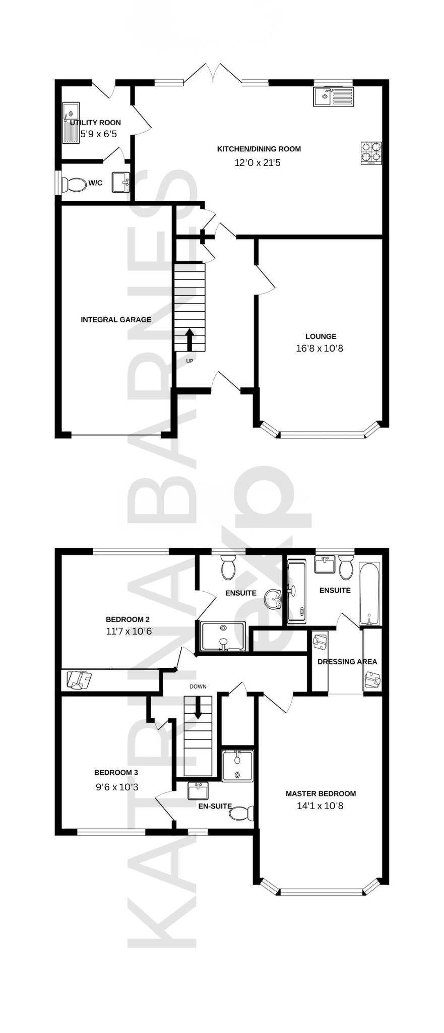 19, Jewitt way, Witham floorplan