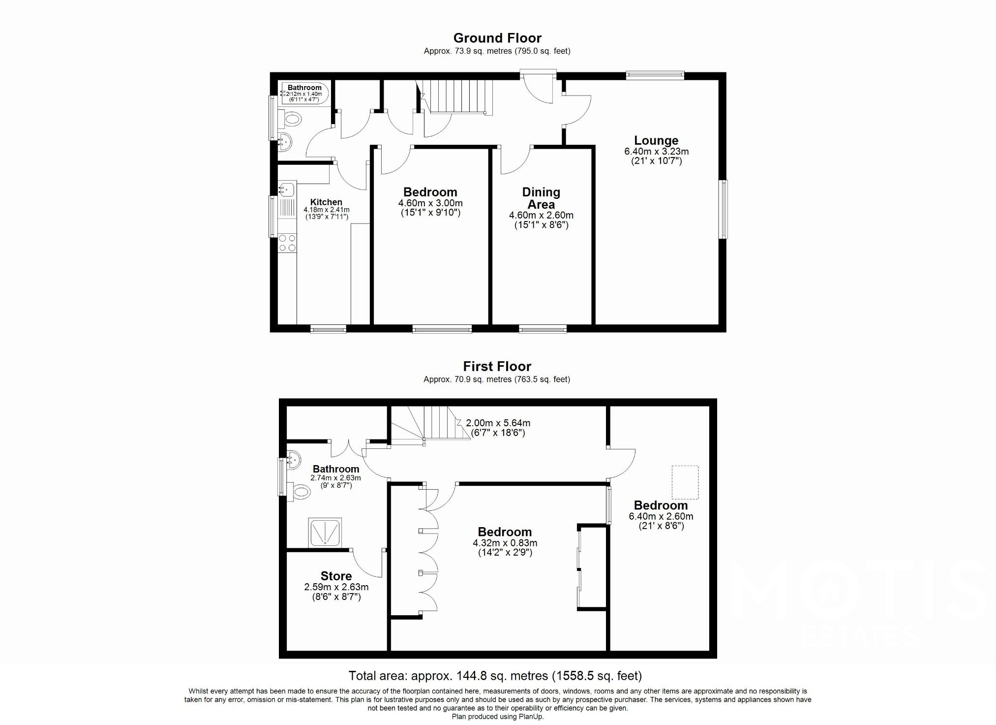 Flat 18 James Court, Dixwell Road, Folkestone floorplan