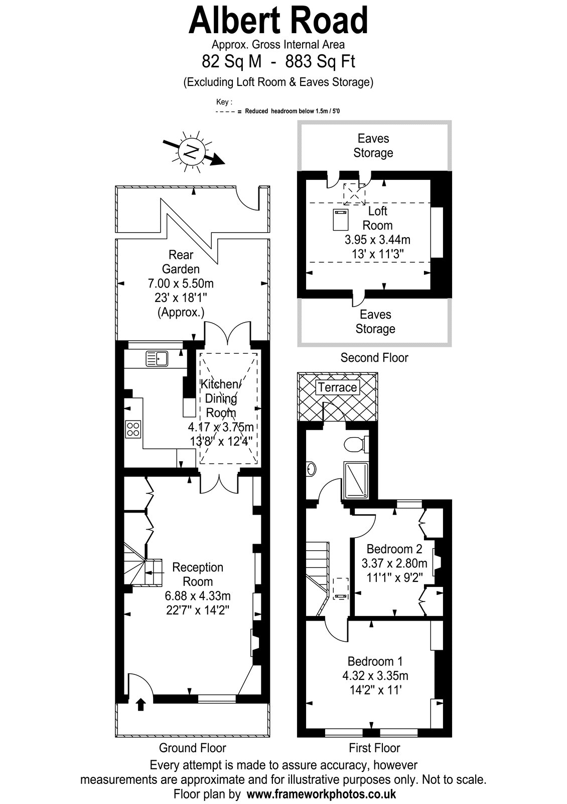 63, Albert Road, Richmond floorplan
