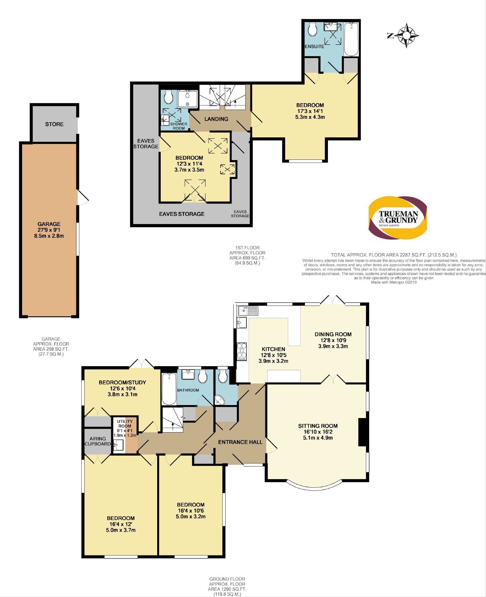 5 Bedrooms Chalet for sale in Vale Close, Farnham, Surrey GU10