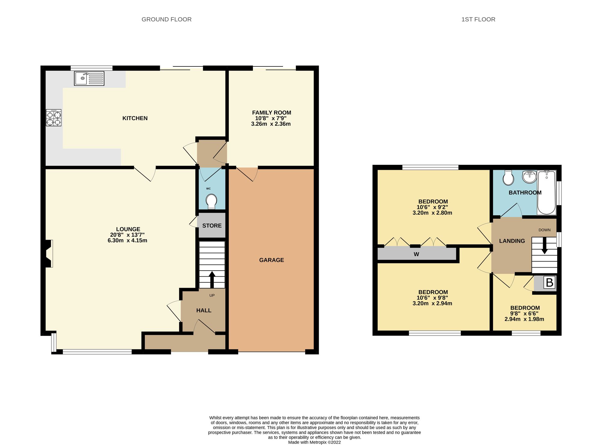 67 Moss Lane, Ormskirk floorplan