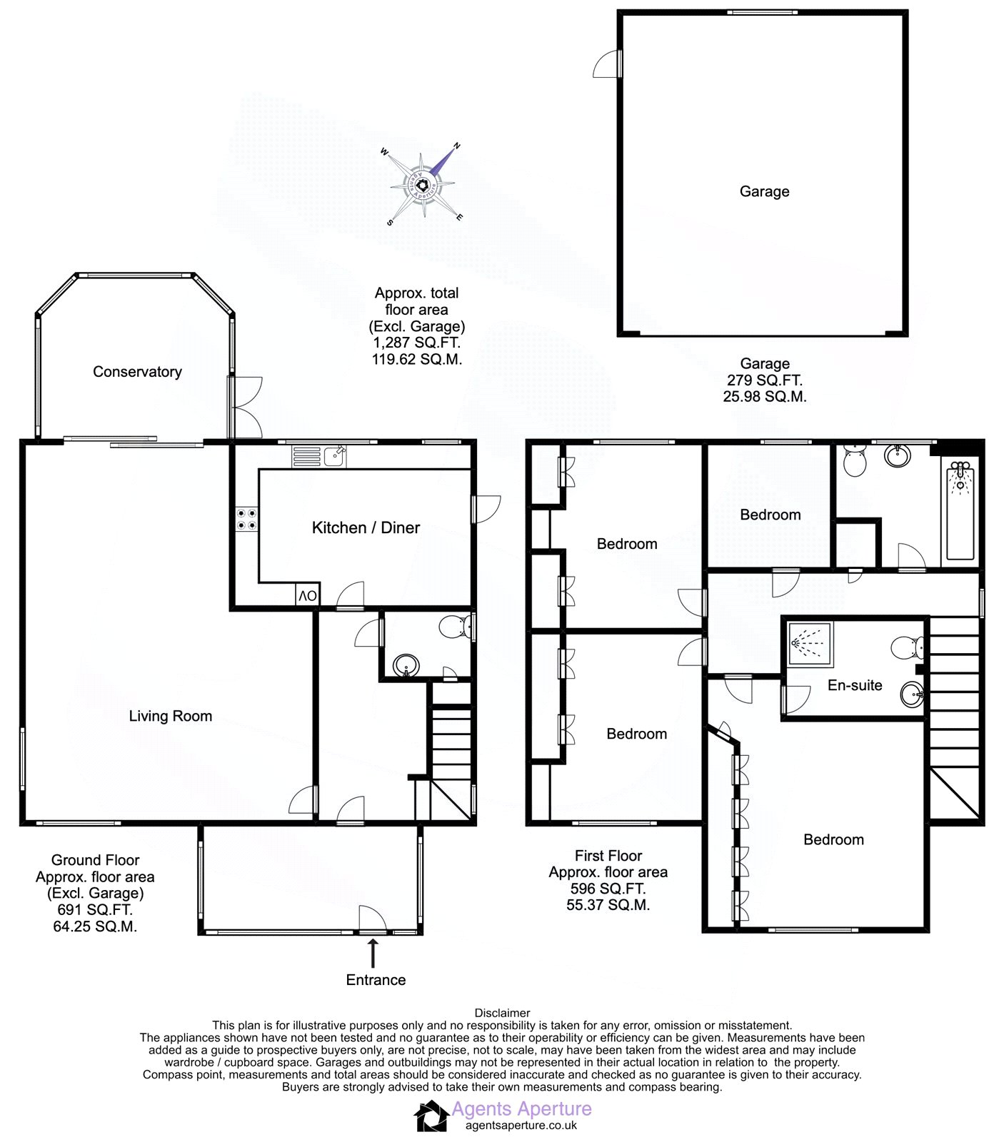 17, Brookdale Close, Upminster floorplan