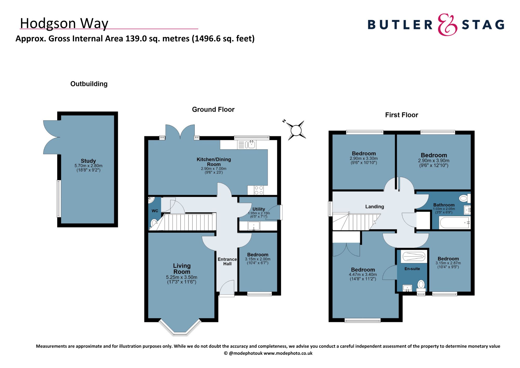 18 Hodgson Way, Harlow floorplan