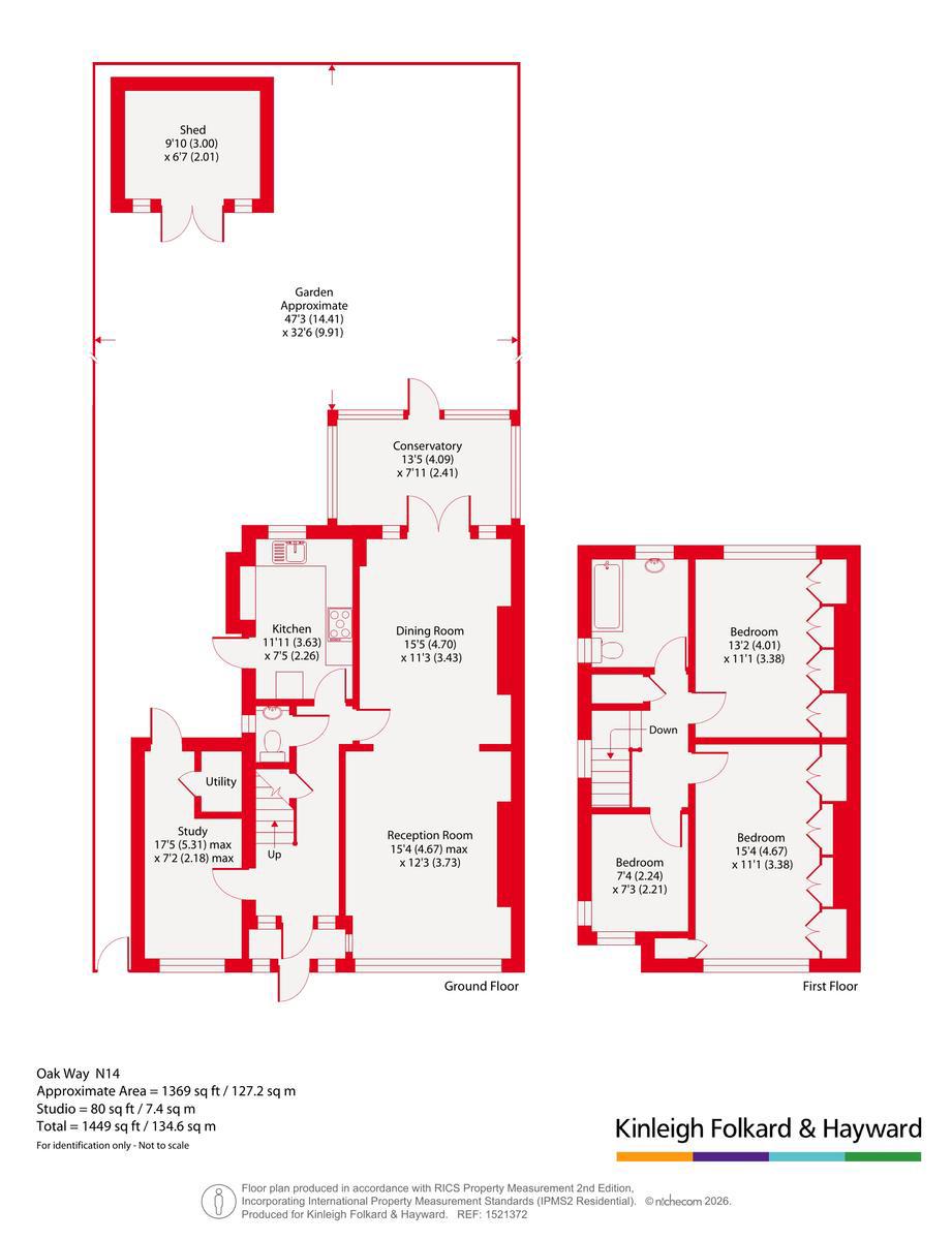 6, Oak Way, London floorplan