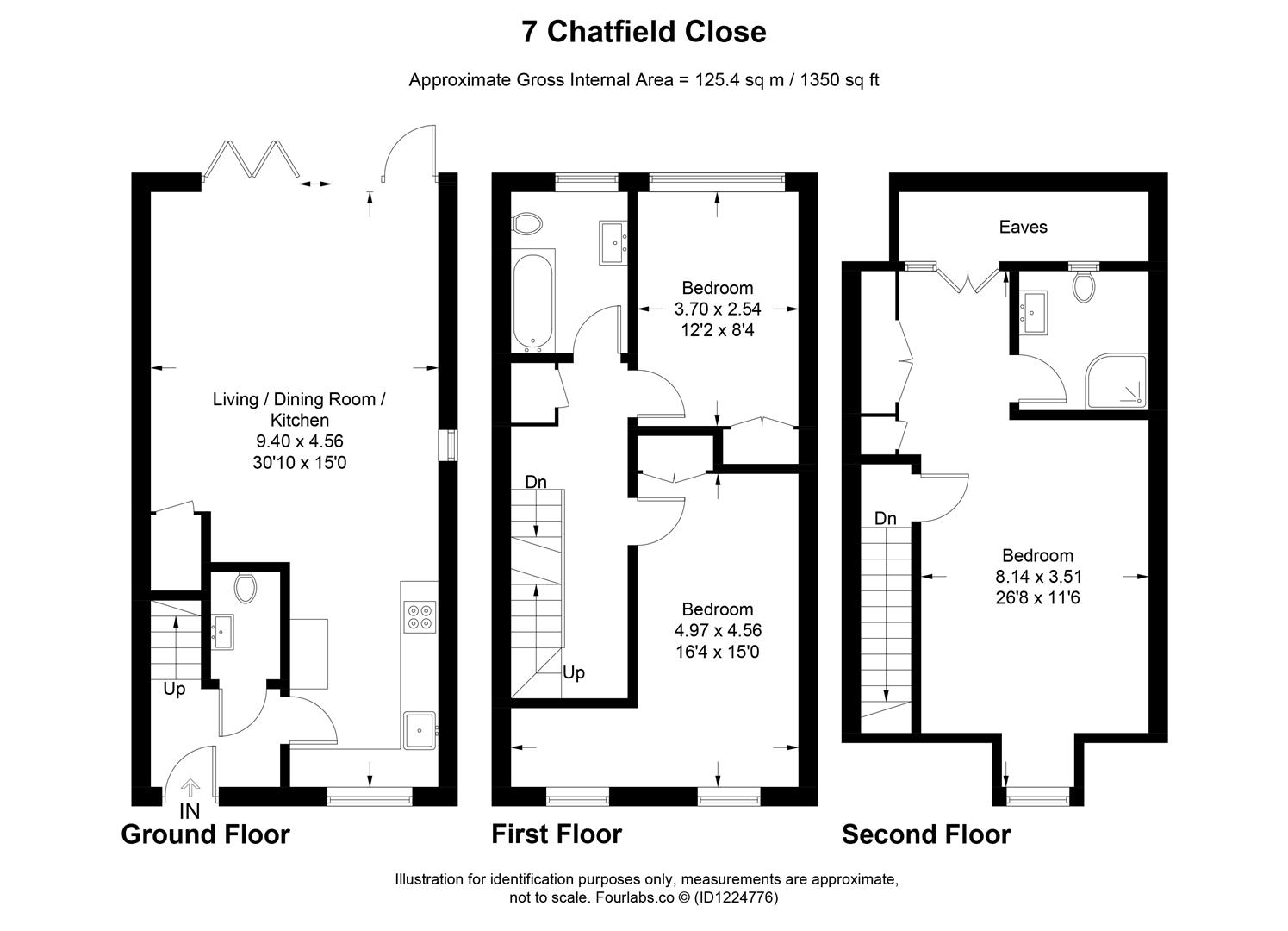 7, Chatfield Close, Cooksbridge floorplan