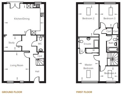 4 Bedrooms Terraced house for sale in Northfleet Green, Gravesend DA13