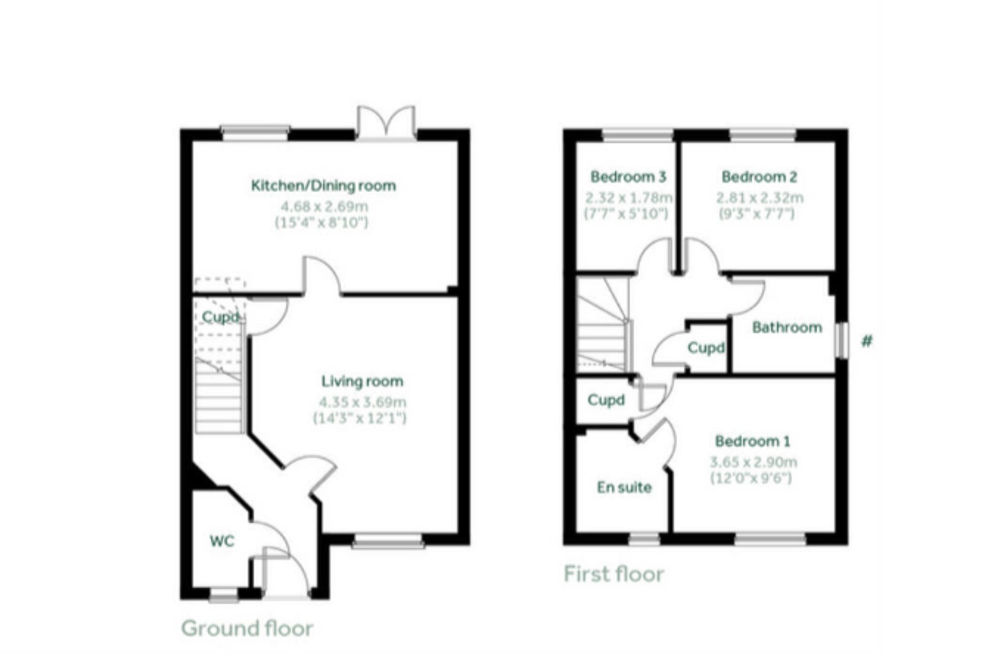 9 Heath Wood Drive, Maidstone floorplan