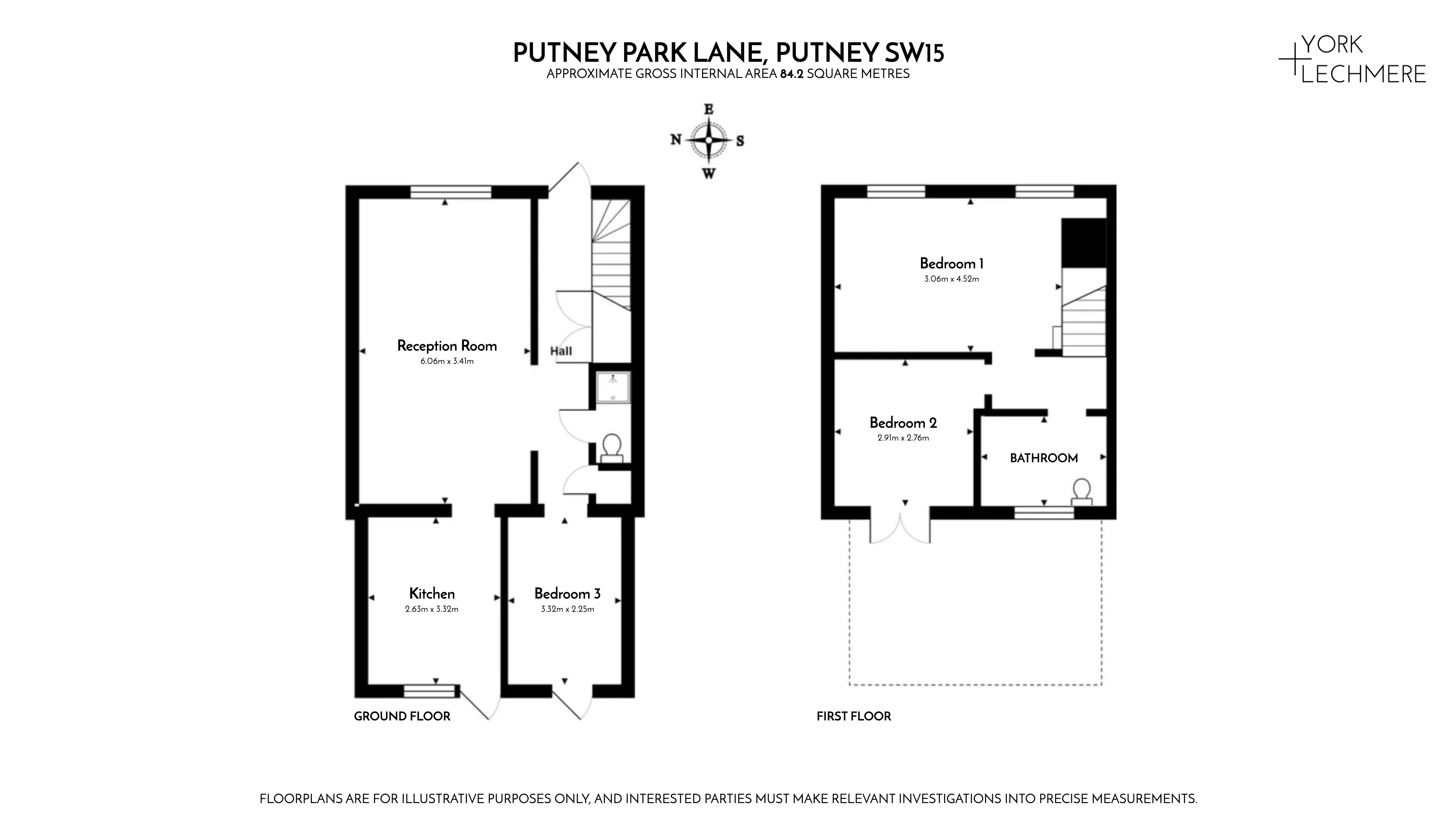 128, Putney Park Lane, London floorplan
