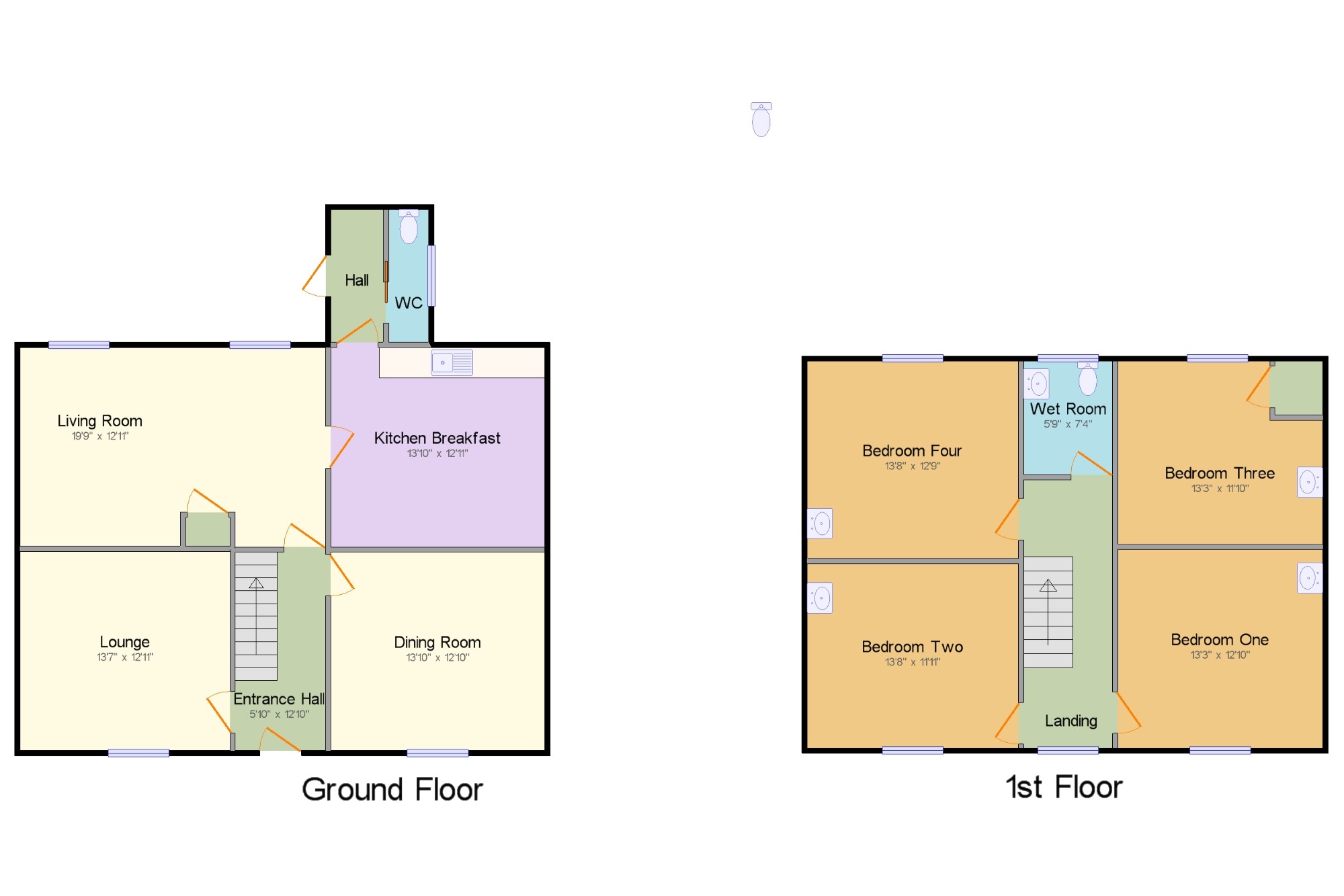 Monastery Road Pantasaph Holywell Flintshire Ch8 4 Bedroom Cwquicksketch