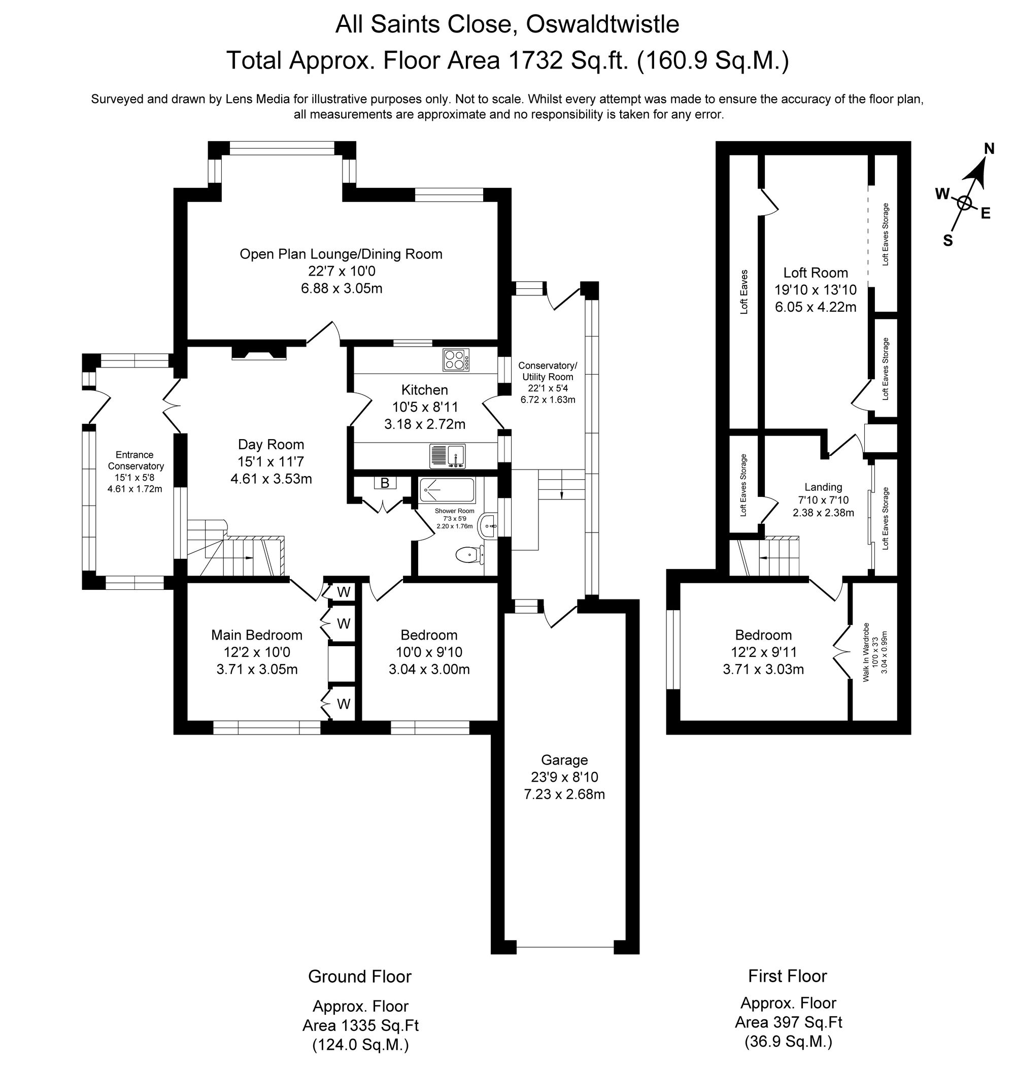 11 All Saints Close, Accrington floorplan