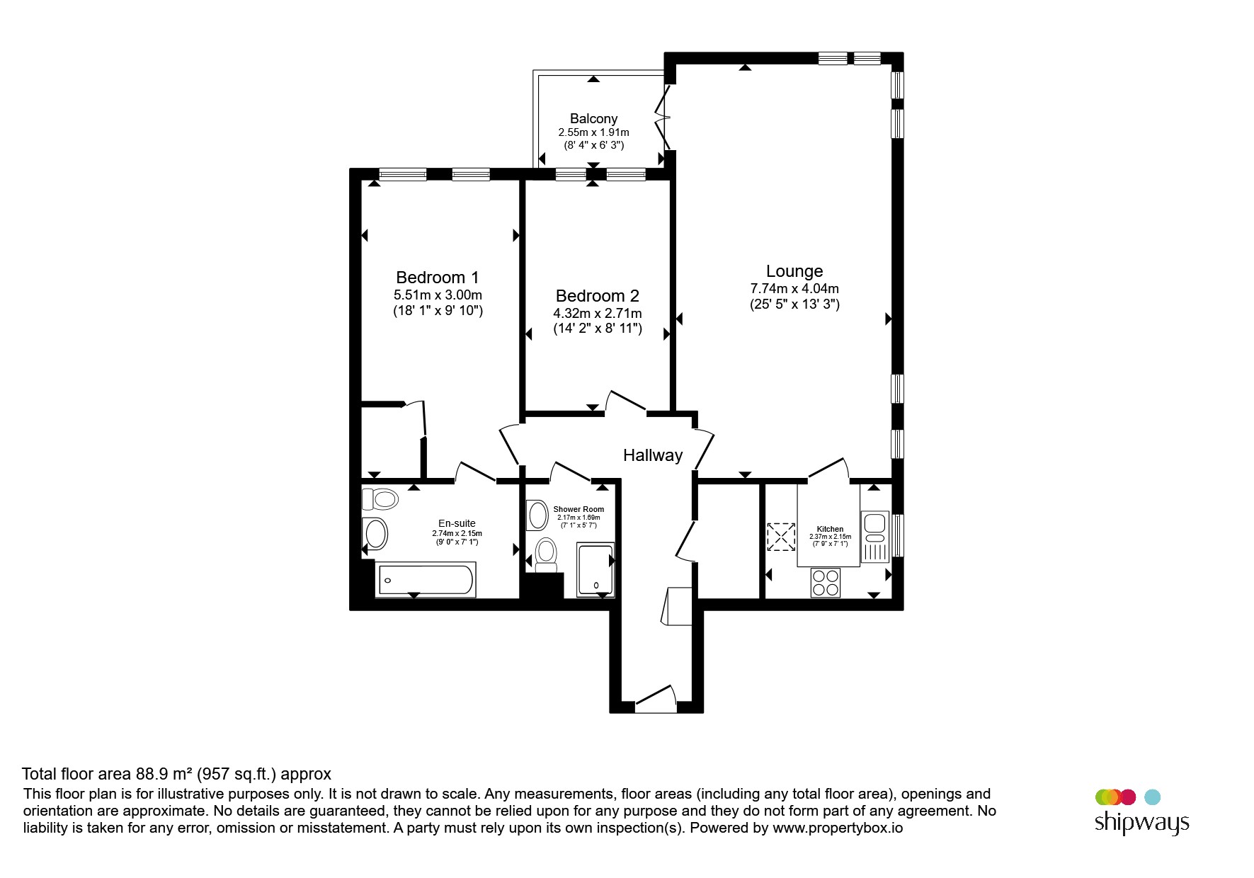 37, Sanderson Court, Park Road, Stourbridge floorplan
