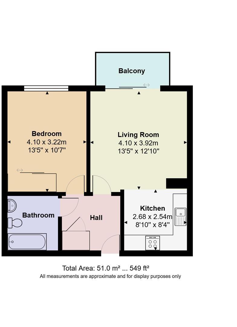 Flat 49 - 25, Barge Walk, London floorplan