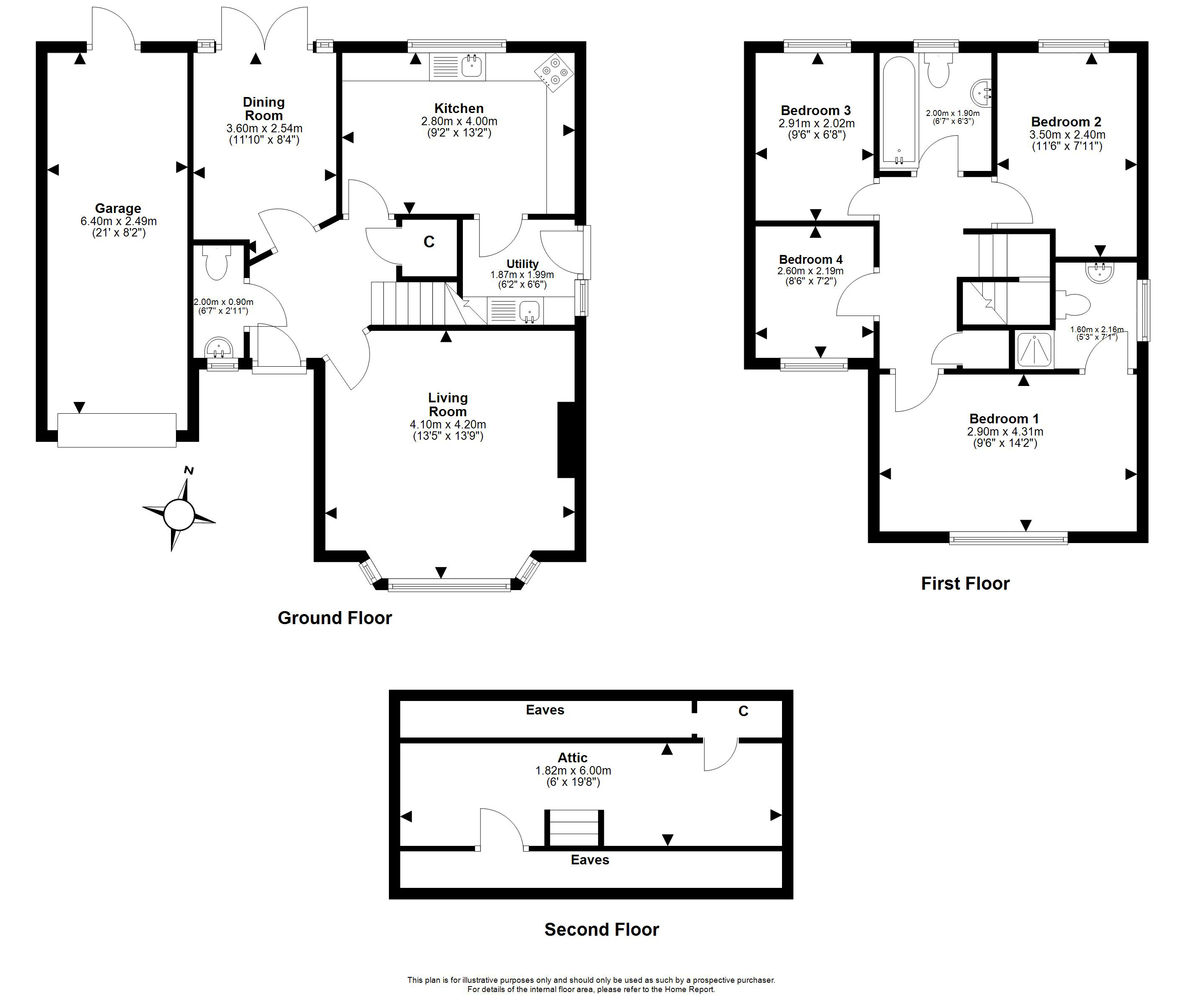 239, The Murrays, Liberton, Edinburgh floorplan