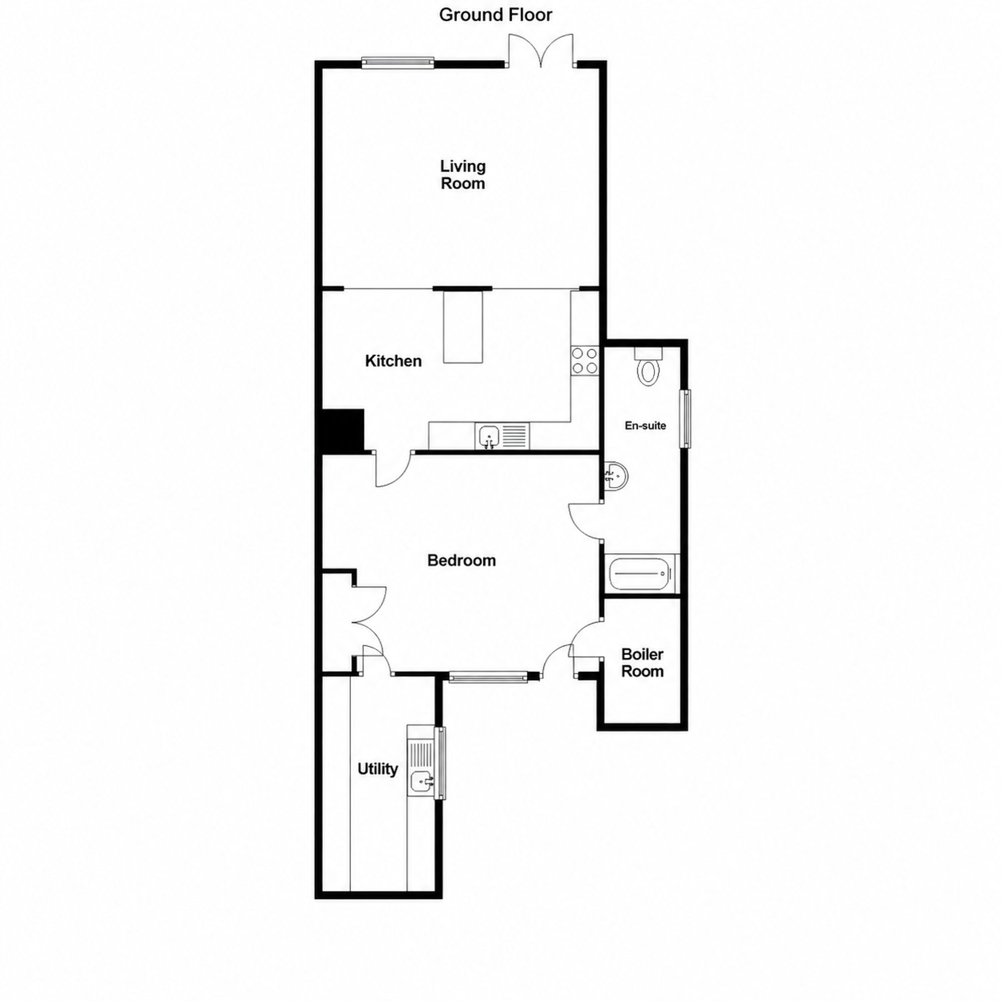 Flat 1, Sea Lady Vicarage Road, Folkestone floorplan